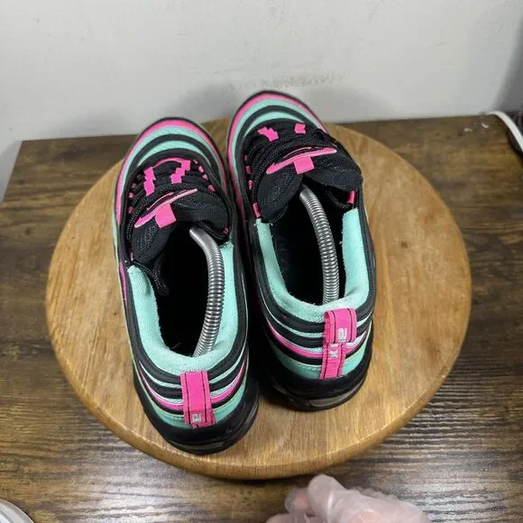 Nike Air Max 97 Shoes Mens Size 10 Black Pink Blue Green  display picture 1